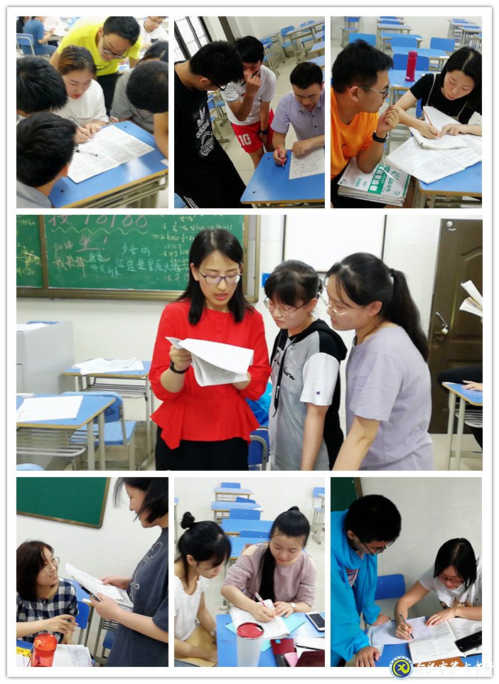 教室里集中答疑  臨行前諄諄教導(圖1)