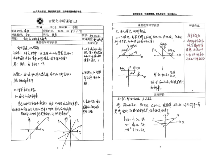 合肥七中高二年級(jí)開展期中教育教學(xué)檢查(圖1)